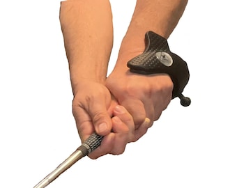 Impugnatura da golf Lock-in (ZoneGrip) - regali per il golf, allenatore per lo swing del golf, ausilio per lo swing del golf, ausilio per l'impugnatura del golf, regali di Natale per il golf