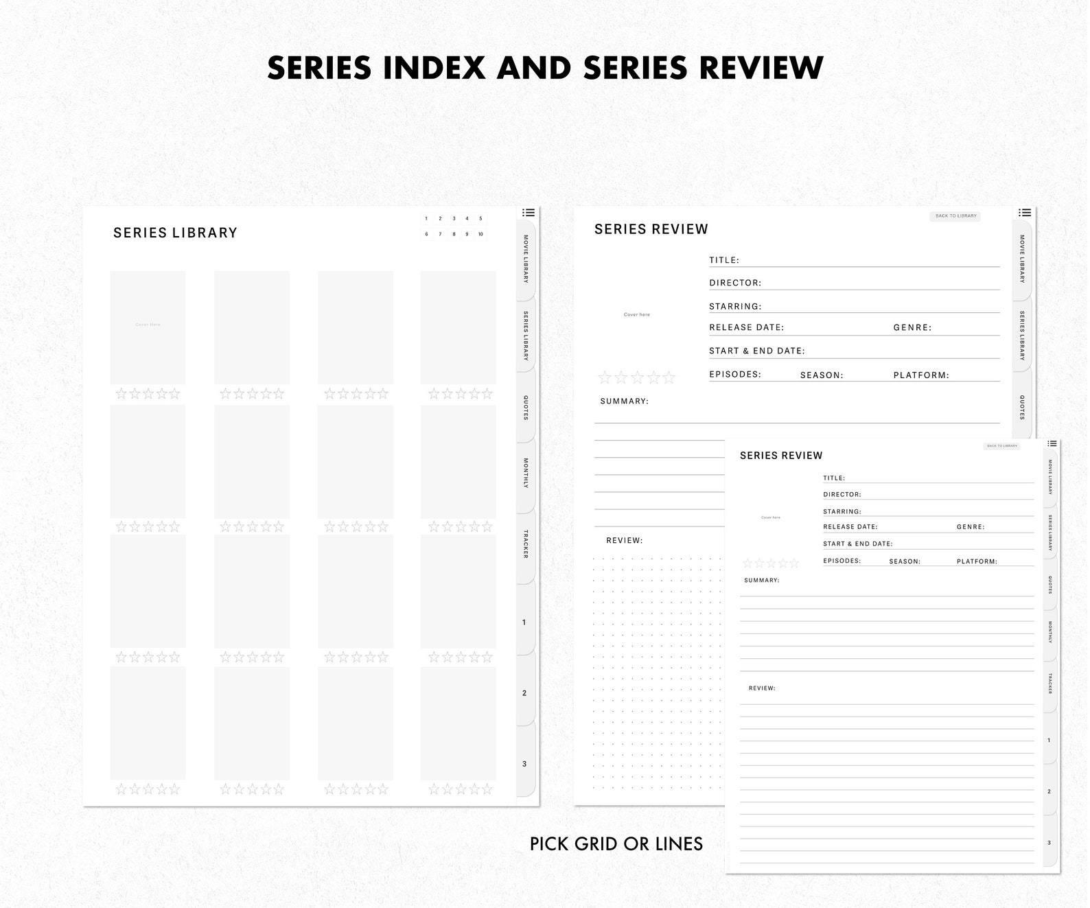 Digital Movie Journal, TV Series Media Journal, Rate and Review Your Favorite Movies & TV Shows