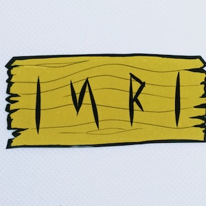 INRI - Christian Vinyl Sticker