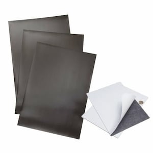 Mr. Pen- Adhesive Magnetic Sheets, 4 inch x 6 inch, 20 Pack, Magnetic Sheet, Magnet Sheets with Adhesive, Black