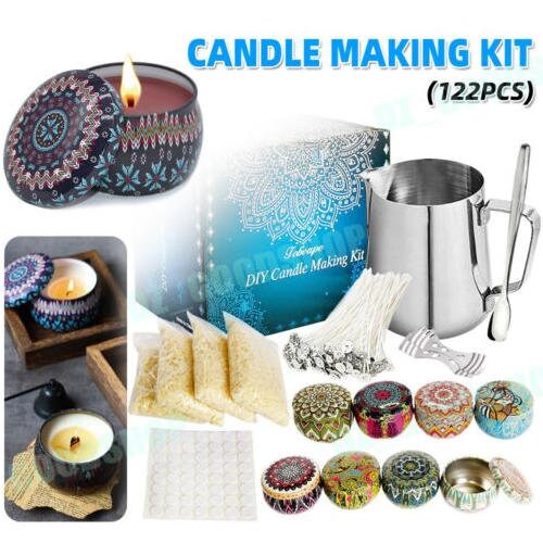DIY Easter Candles Making Kit, Set of 10 Pastel Colors Soy Wax, Easy DIY  Kit for Eco-friendly Easter Home Decor 