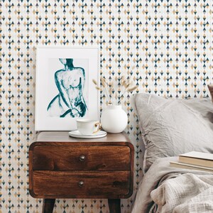 Vlies bedruckte italienische Tapete Hintergrund Kollektion, geometrisch, pvcfrei