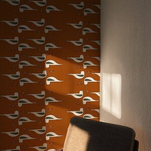 Non woven custom printed italian wallpaper ZOO collection, animal pattern, pvc-free