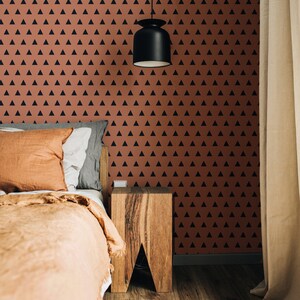 Non woven custom printed italian wallpaper Background collection, geometric, pvc-free