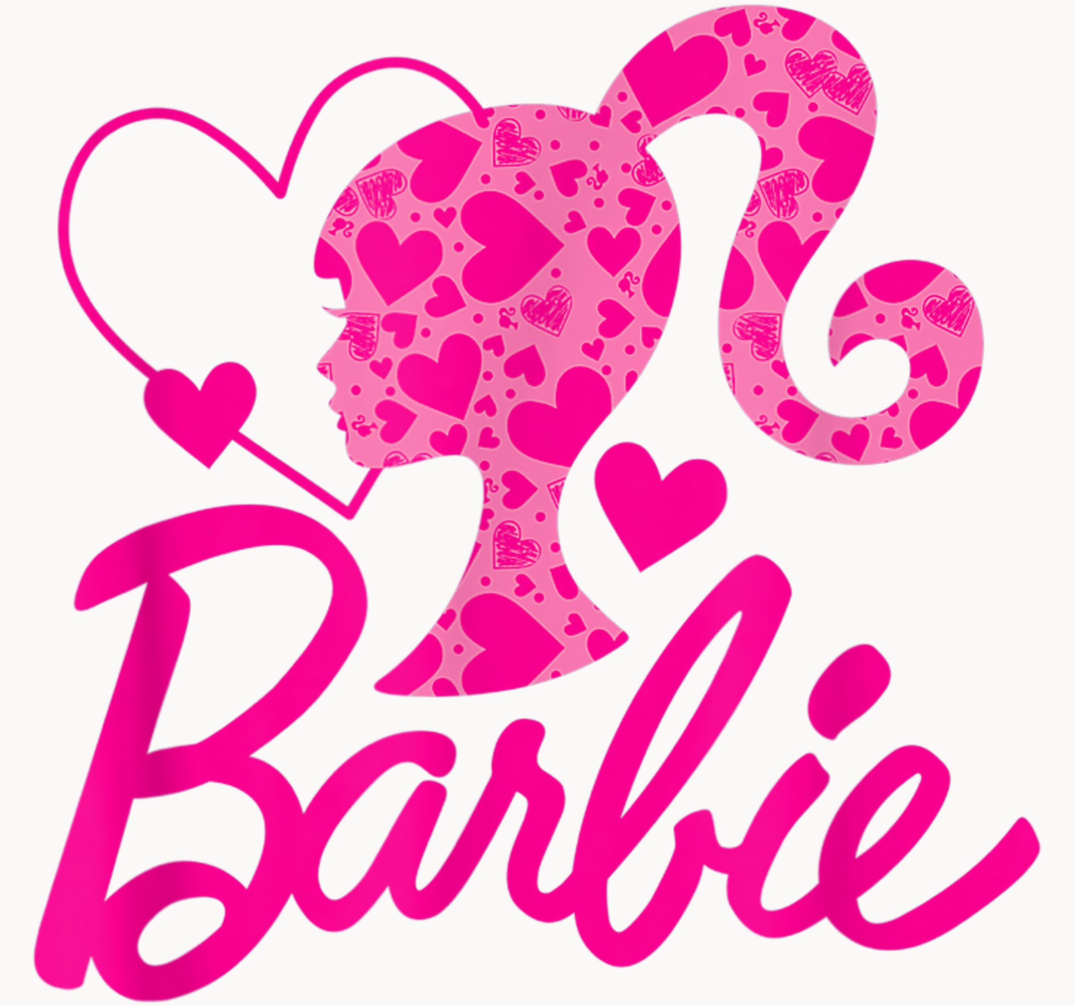 Barbie Heart Png Svg Barbie Heart Logo Svg Png Lets Go Etsy Canada