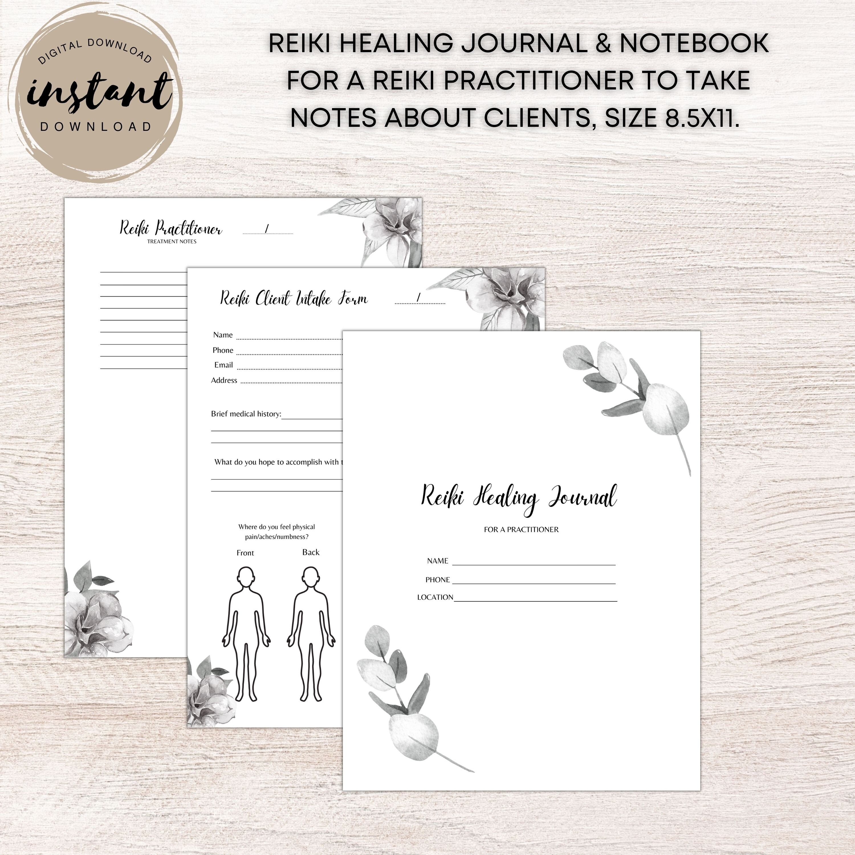 KDP Interiors,printable PDF Reiki Practitioner Healing