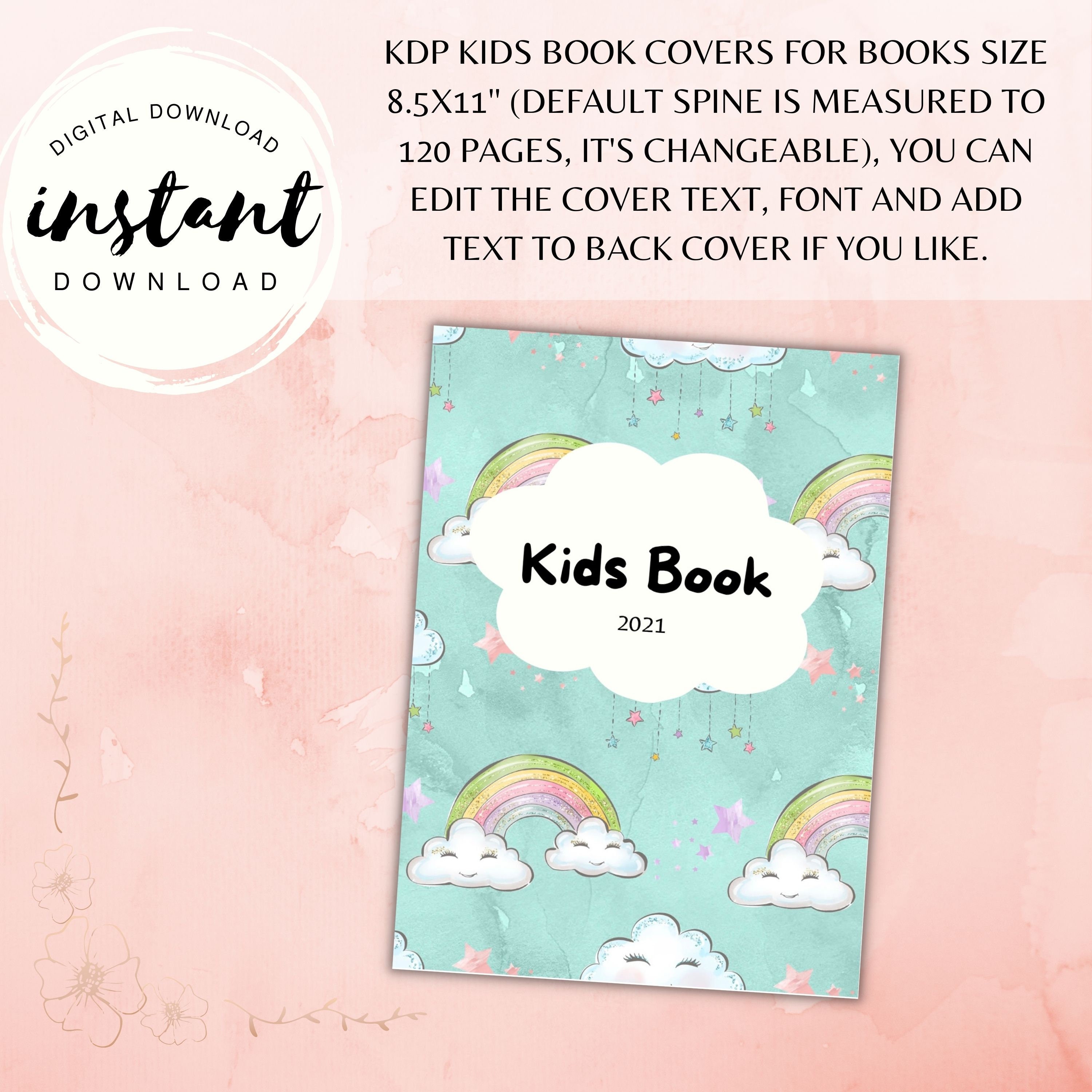 KDP Book Cover Bundle Kids Book, Children Book, Digital Book Cover