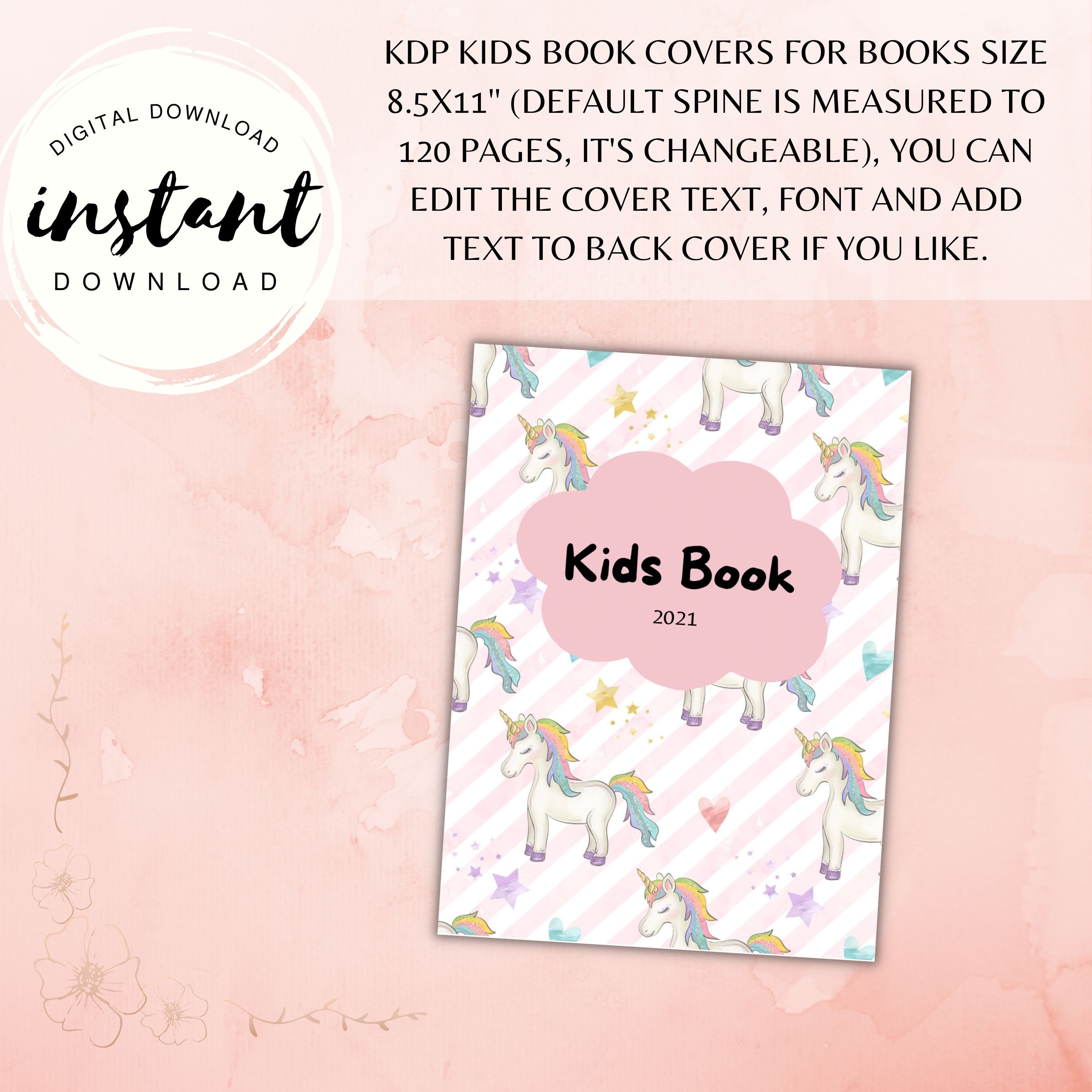 KDP Book Cover Bundle Kids Book, Children Book, Digital Book Cover ...