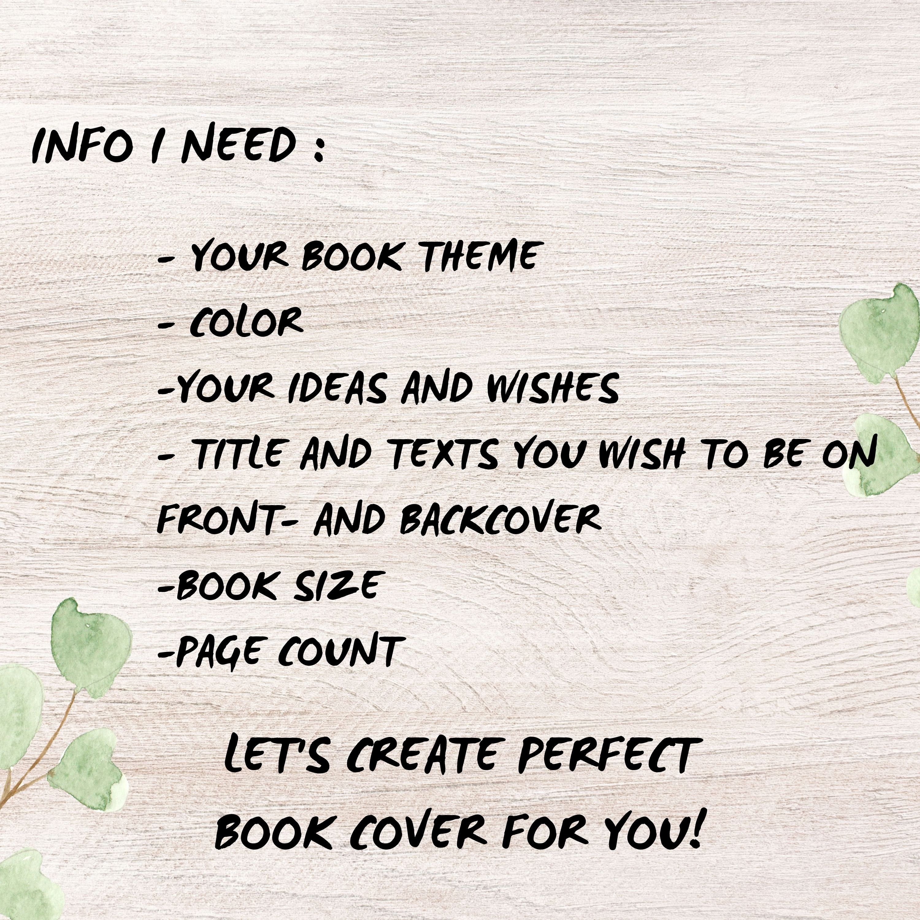 Custom Book Cover KDP Digital Book Cover Design Ebook Cover - Etsy