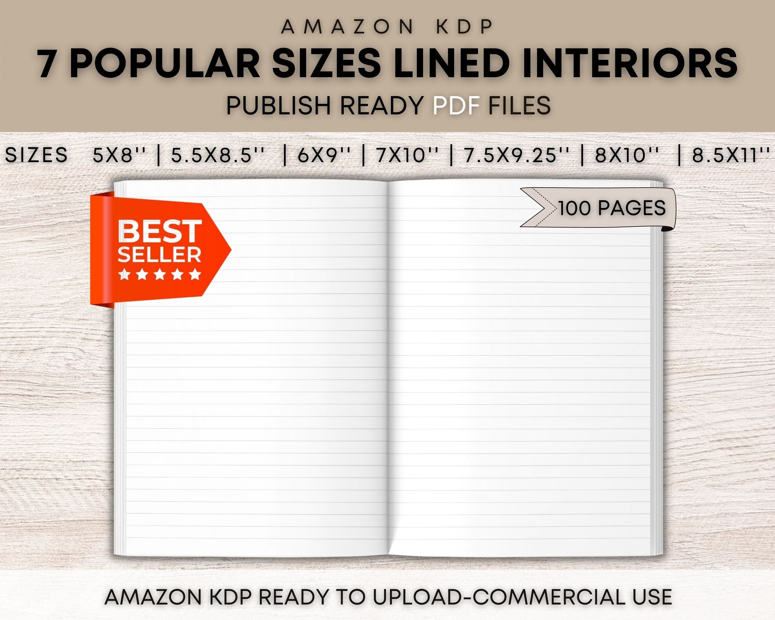 amazon kindle direct publishing book sizes