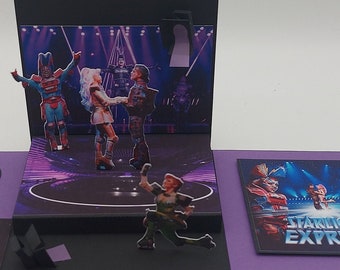 Explosionsbox Starlight Express Musical Gutscheinverpackung Geldgeschenk Geburtstagsgeschenk