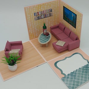 Explosionsbox Umzug Einzug Hausbau Hauskauf Geldgeschenkverpackung