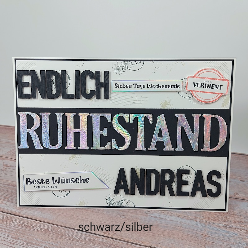 Karten zum abschied kollege a4 - Etsy.de