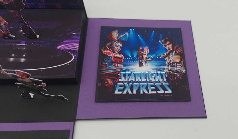 Explosionsbox Starlight Express Musical Gutscheinverpackung Geldgeschenk Geburtstagsgeschenk Bild 4