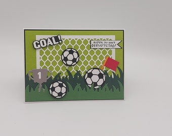 Geburtstagskarte Fußballfan Glückwunschkarte