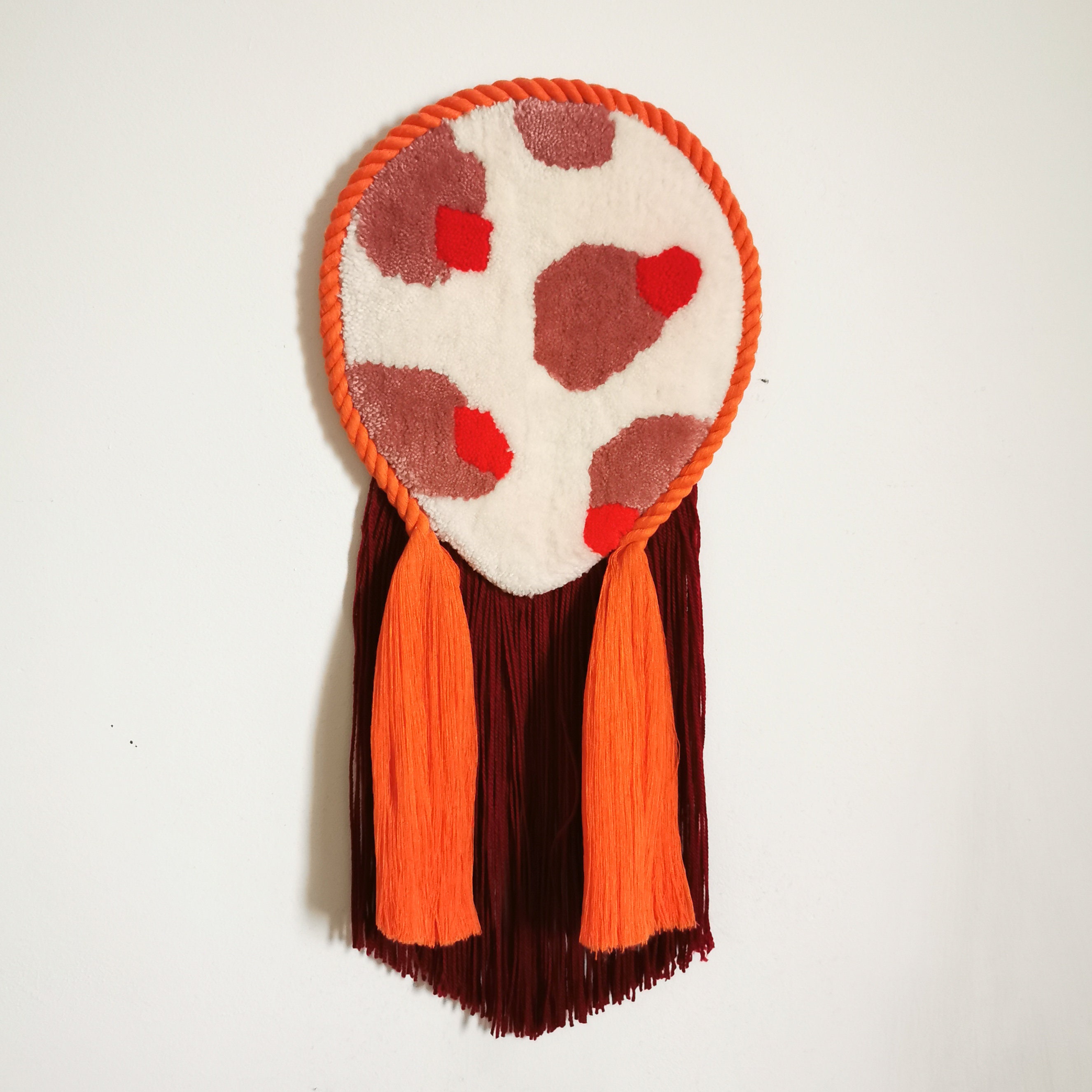 Tapisserie Abstraite -Tufting - 56 X 25 cm