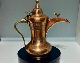 Copper Middle Eastern or Arabic Coffee “Dallah”/Teapot