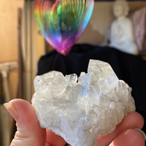 Crystal Clear Quartz/master healer/large quartz/crown chakra/healing/harmony