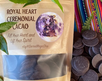 Organic Ceremonial Cacao Wafers, Sacred Superfood