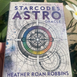 Starcodes Astro Oracle Cards/Astrologie ancienne/Guérison/Guidage/Méditation/Messages/Direction