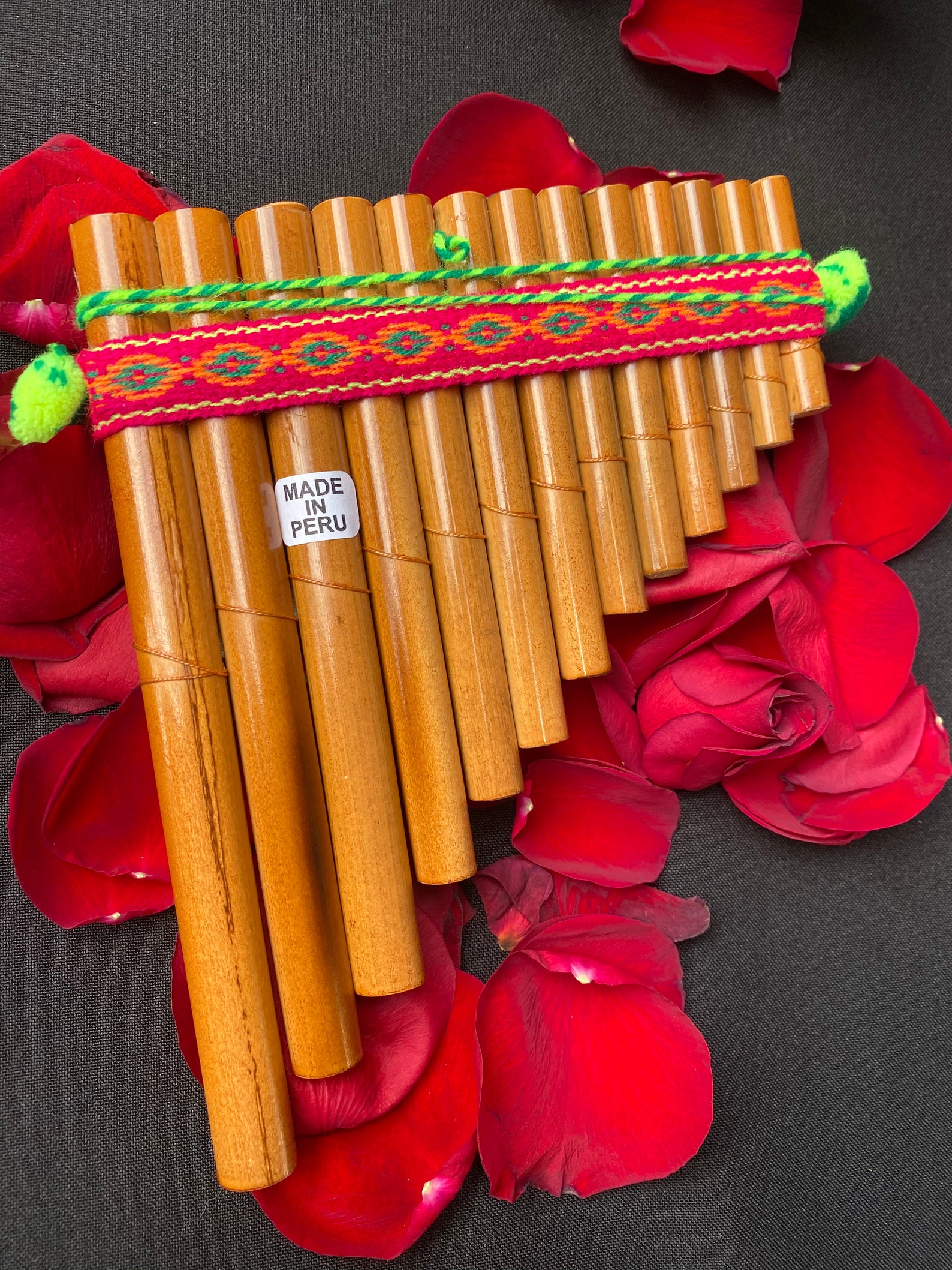 Peruvian Pan Flute/andeanpan Flute/peruvian Sounds/sound Etsy