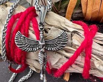 Isis Pendant & Chain/Goddess of the Moon/Healing/Protection