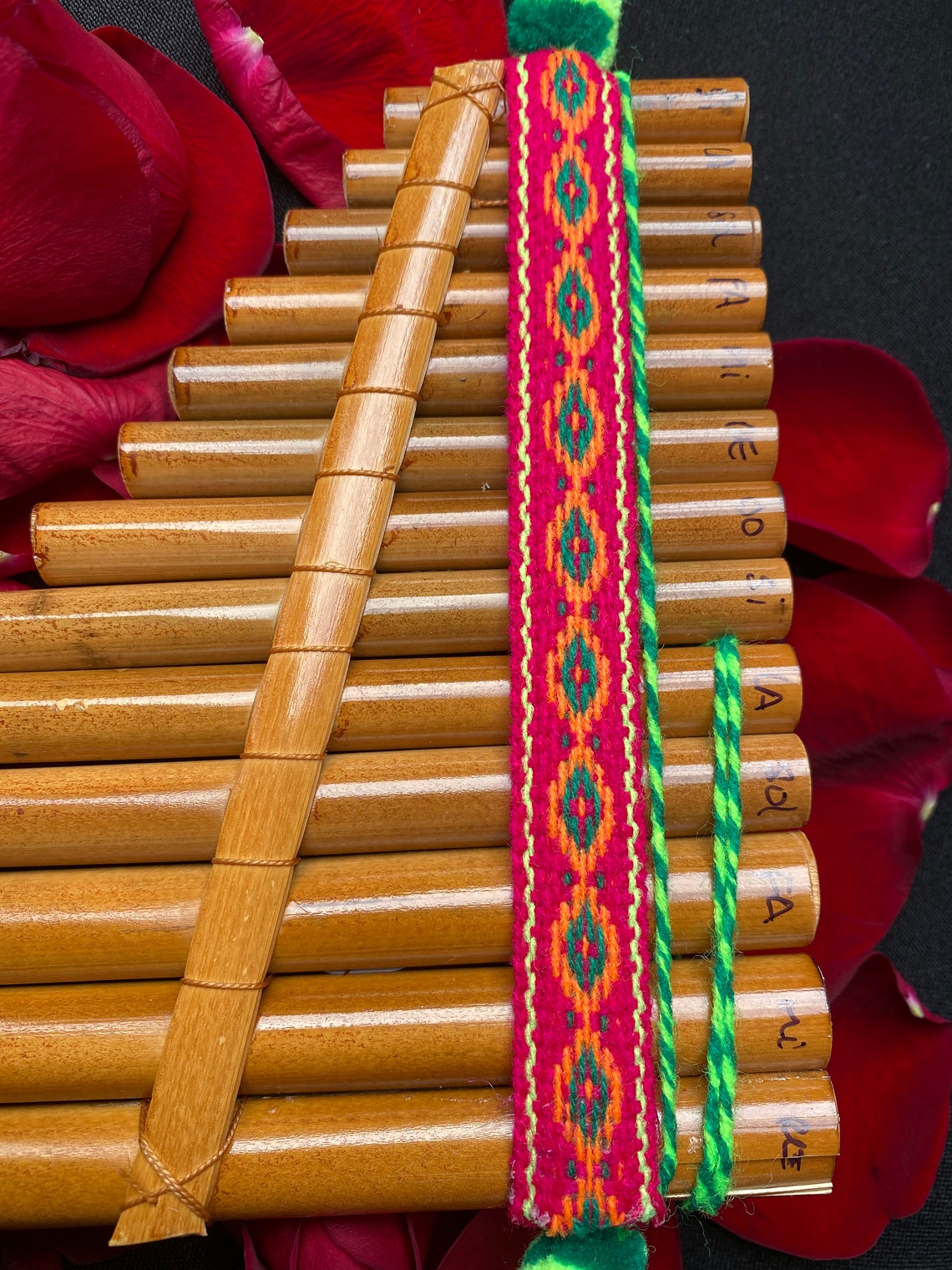 Peruvian Pan Flute/andeanpan Flute/peruvian Sounds/sound Etsy