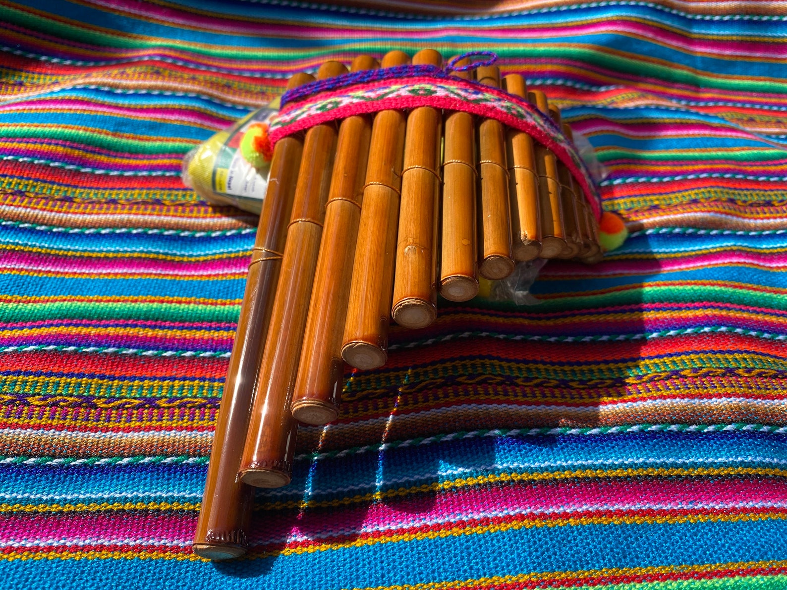 Peruvian Pan Flute/andeanpan Flute/peruvian Sounds/sound Etsy