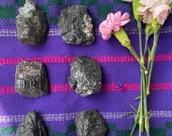 Black Tourmaline Crystal, Root Chakra Stone, 2oz