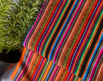 Peruvian Fabric/ceremonial/Peruvian Cotton/ 1 Yard /Artisan Aguayo /Hand Loomed/ 48&quot; Wide/Fair Trade/altar cloth/Ancient/Peru