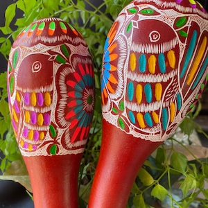Peruvian Carved Gourd Rattle/Healing/shamanic/sound healing/sound journey/Ceremony/Rattle/peru/Shaker image 1