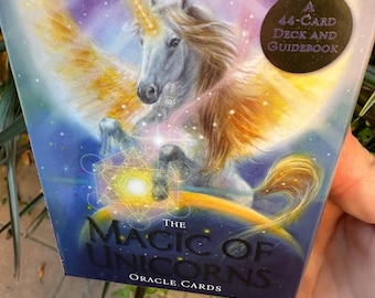 Magic of Unicorns Oracle Cards - 44 Card Deck & Guidebook