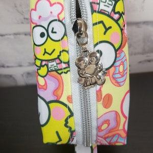 Medium Boxy Bag -  Sweet Kero / Japanese Cartoon/ Anime/ Make Up Bag / Zipper Pouch / Travel bag / Essential Pouch