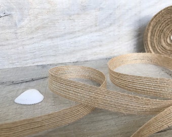 2cm Natural hemp ribbon || Biodegradable, Burlap, jute || compostable  || FREE UK DELIVERY