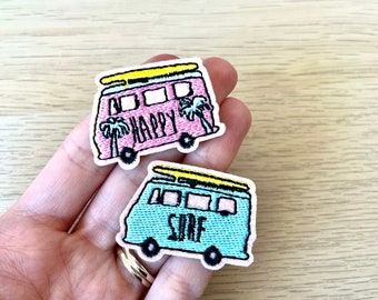Surf Van Iron-on Patch: Beach Hippie Badge - Etsy Surf Van Iron-on Patch: Beach Hippie Badge - Etsy