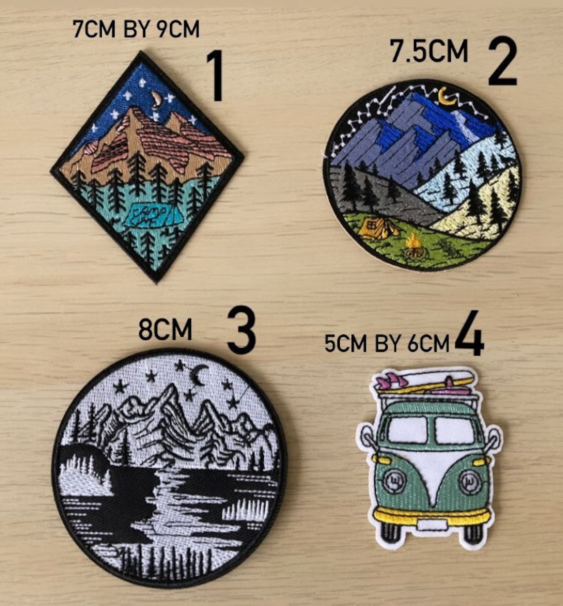 Camping Patches Backpacking Explorer Adventure Travelling Etsy UK
