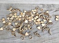 Wooden Confetti mix || Rustic wedding table scatter decoration || Natural Scrapbooking Decor || Eco friendly art supplies. SUPERIOR QUALITY