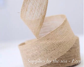 1 inch burlap ribbon