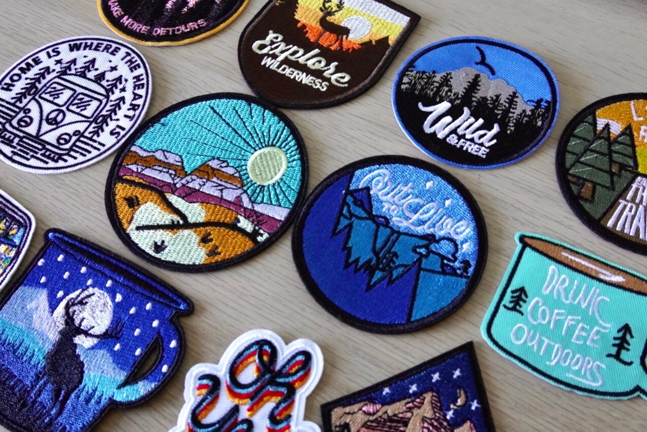 Adventure Embroidered Patch: Camping, Backpacking Iron-on Badge - Etsy