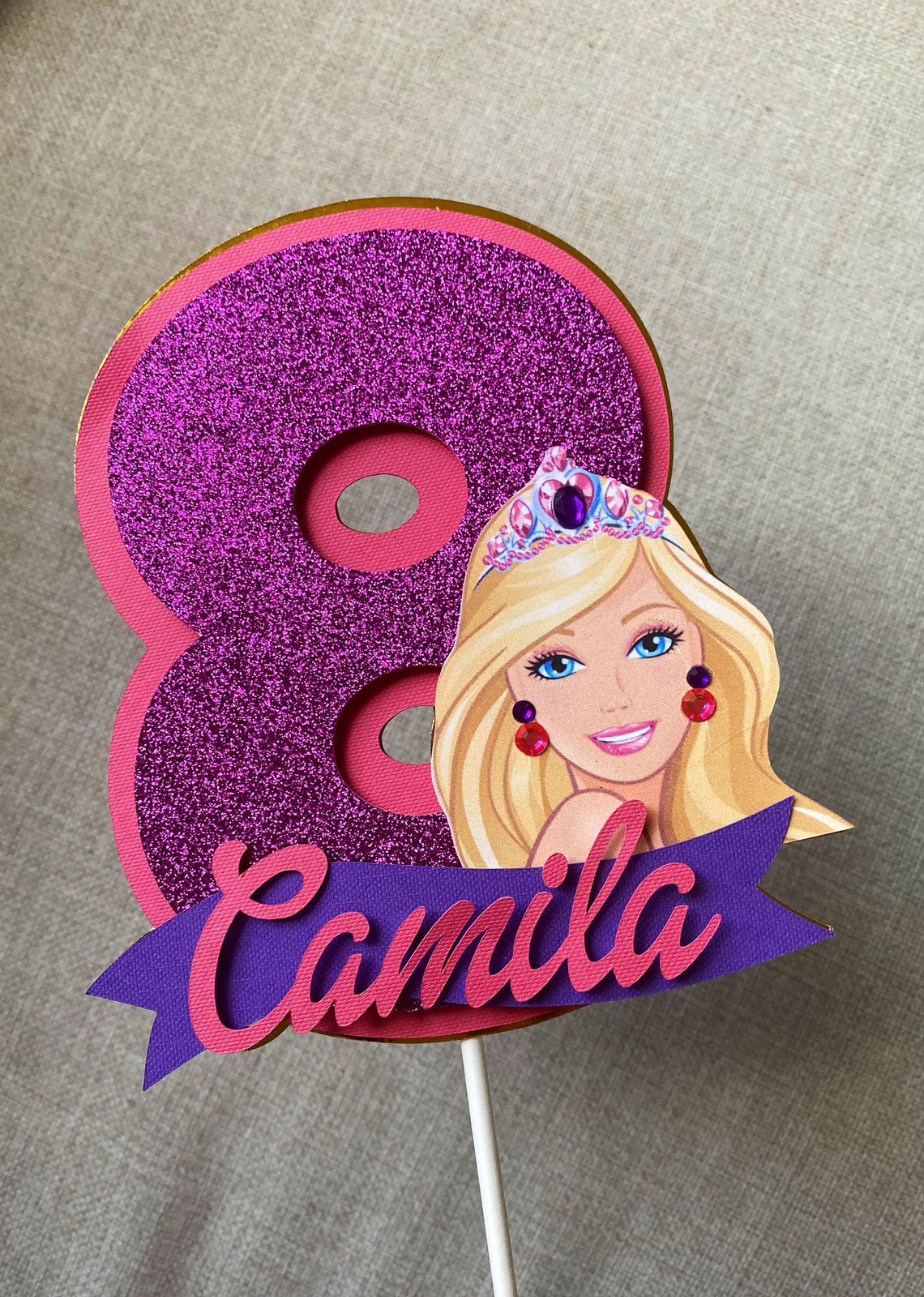 Barbie Cake Topper Etsy