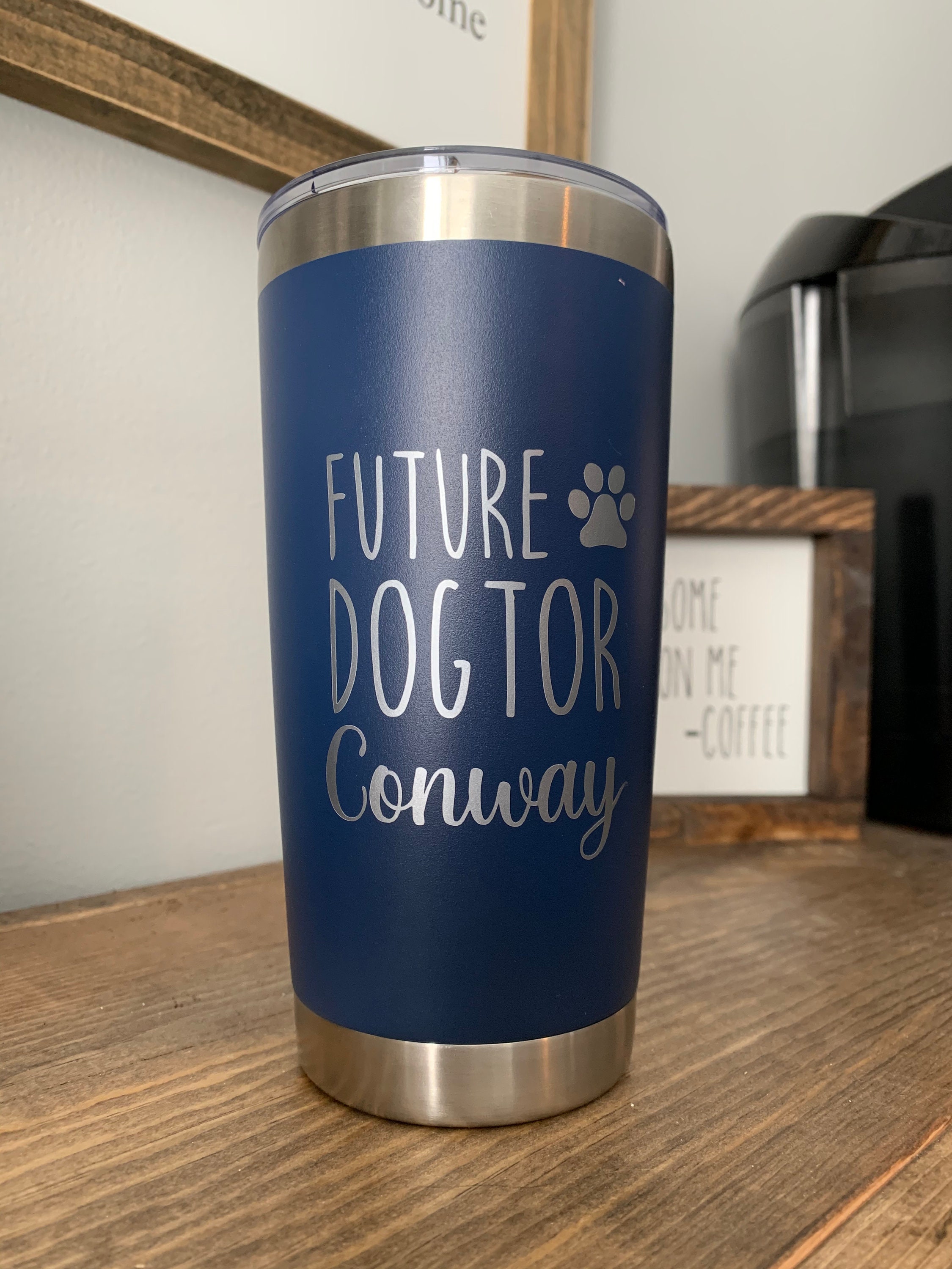 20oz Veterinarian Cup Personalized Etsy