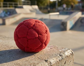 Hacky Sack artesanal - Jogo de Skate - Footbag de Hacky Sack | Bola de malabarismo japonesa em ultrasuede