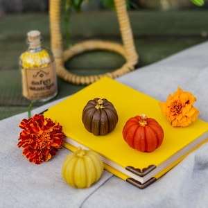 Pumpkins Candles Halloween Fall Autumn Candles - Pumpkins Candles Halloween Fall Autumn Candles - Pumpkin Candle Set, Spice Candle - Ukraine