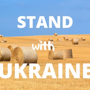Pray for Ukraine, Stand With Ukraine, Freedom for Ukraine, Peace for Ukraine, Peace and Love for Ukraine, Ukranian Sellers, Blue and Yellow