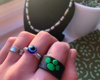 Cat Noir Ring Etsy