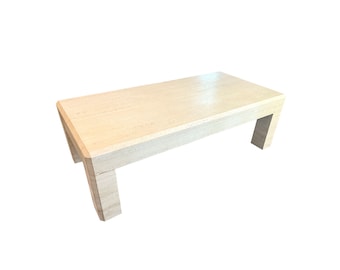 SOLD Vintage Post Modern Travertine Coffee Table