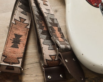 Vintage Guitar Strap / Custom Guitar Strap, Musical Graduation Gift, Anniversary, Gift for Musician, Gift for Him