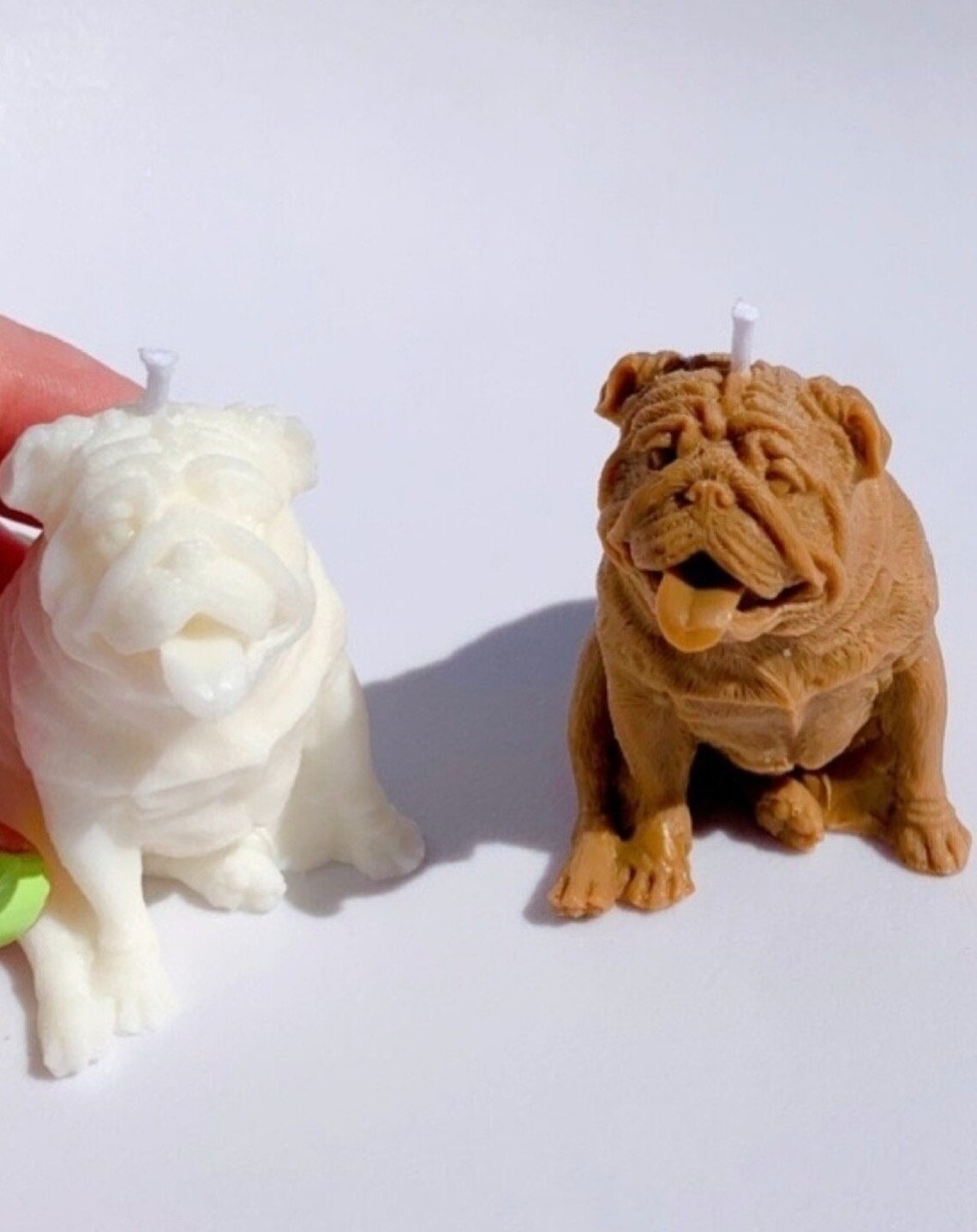 English Bulldog Candle Soy Wax Candle Pet Lovers Dog Etsy
