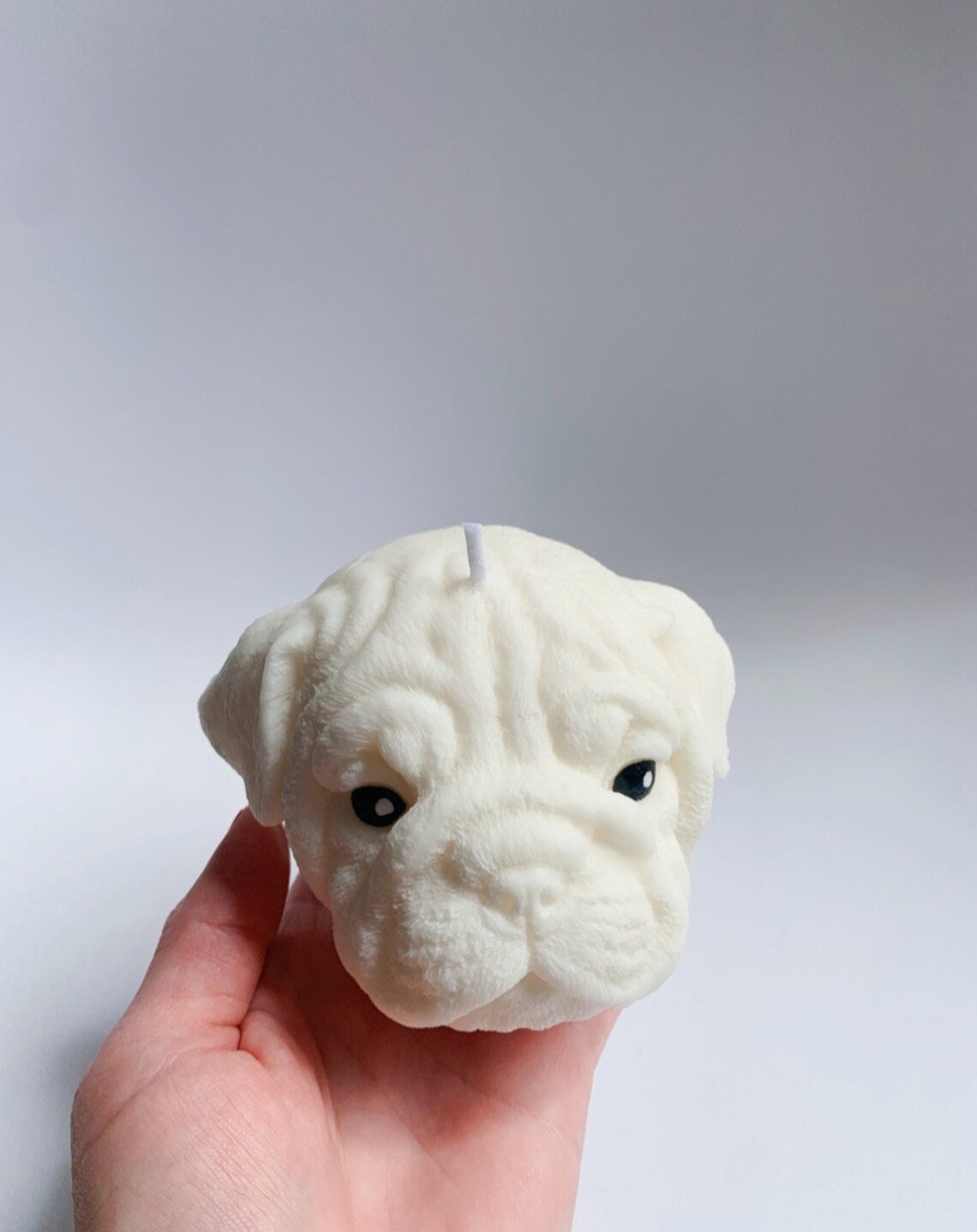 Dog Candle Bulldog Candle 100 Soy Wax Candle Cute Dog Etsy