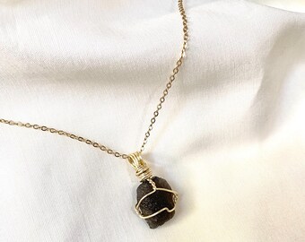 Tektite Meteor Stone | Crystal Pendant | Rare crystal